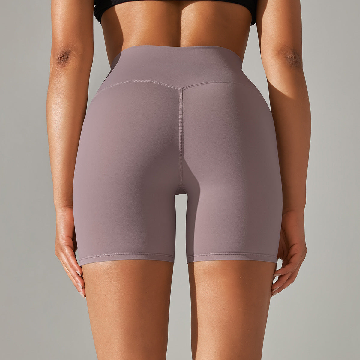 High-Waist Seamless Shorts