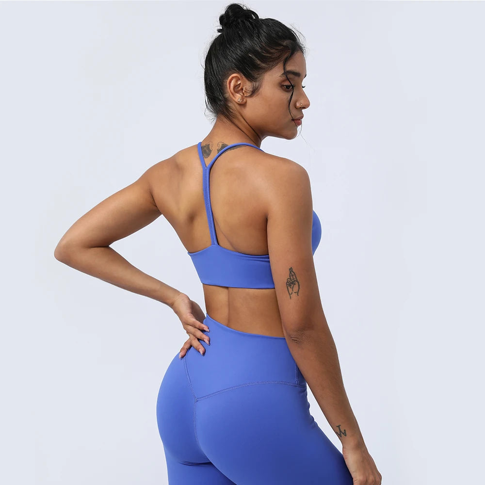 Racerback Scrunch Seamless Sports Bra