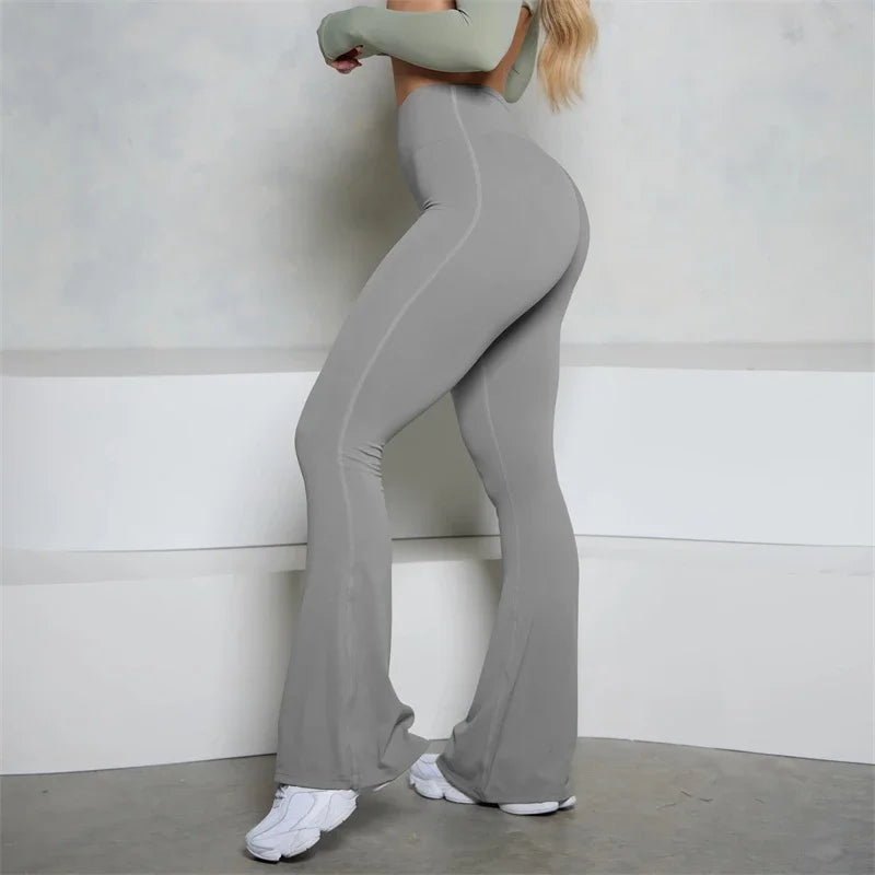 Seamless Flare Scrunch Butt Leggings