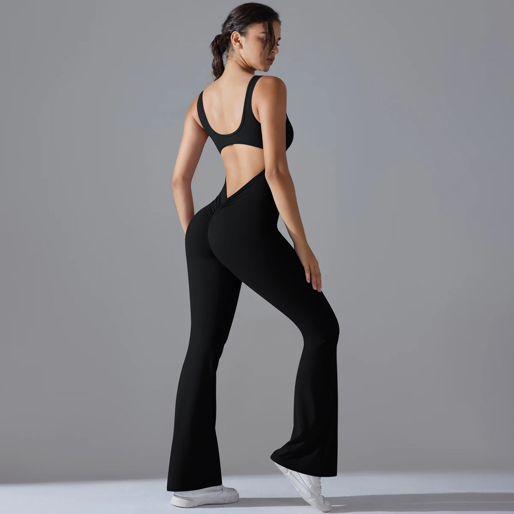 V-Back Sculpt Jumpsuit