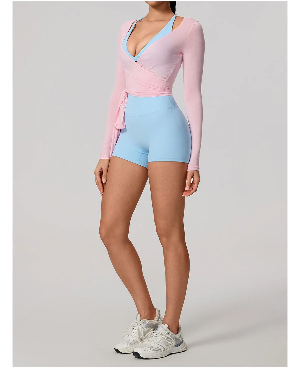 Long Sleeve Ballet Wrap Top