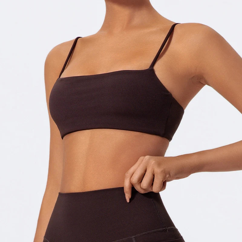 Cut Out Bandeau Sports Bra