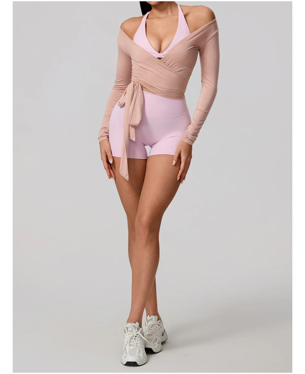 Long Sleeve Ballet Wrap Top