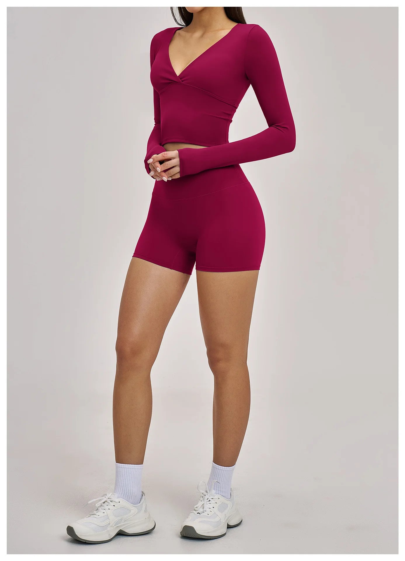 Nova Sculpt Set | Long Sleeve Top & Shorts