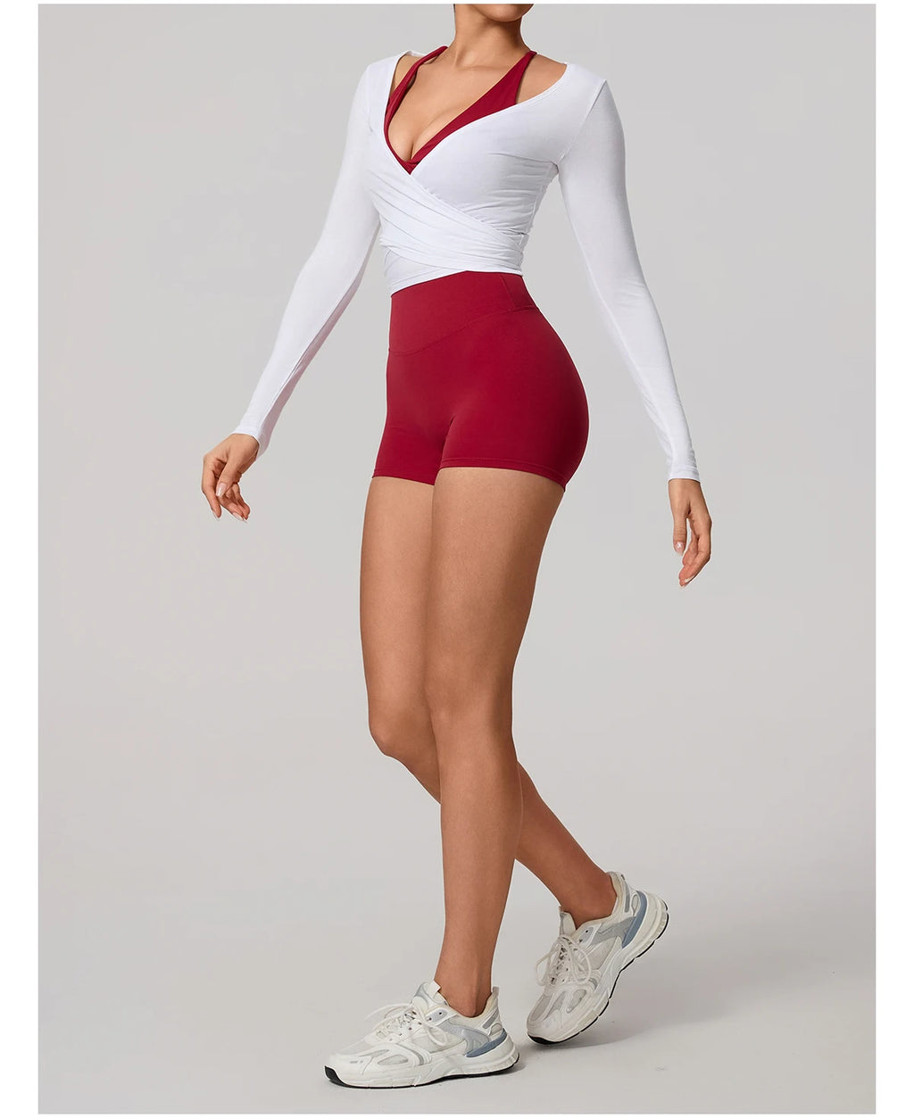 Long Sleeve Ballet Wrap Top