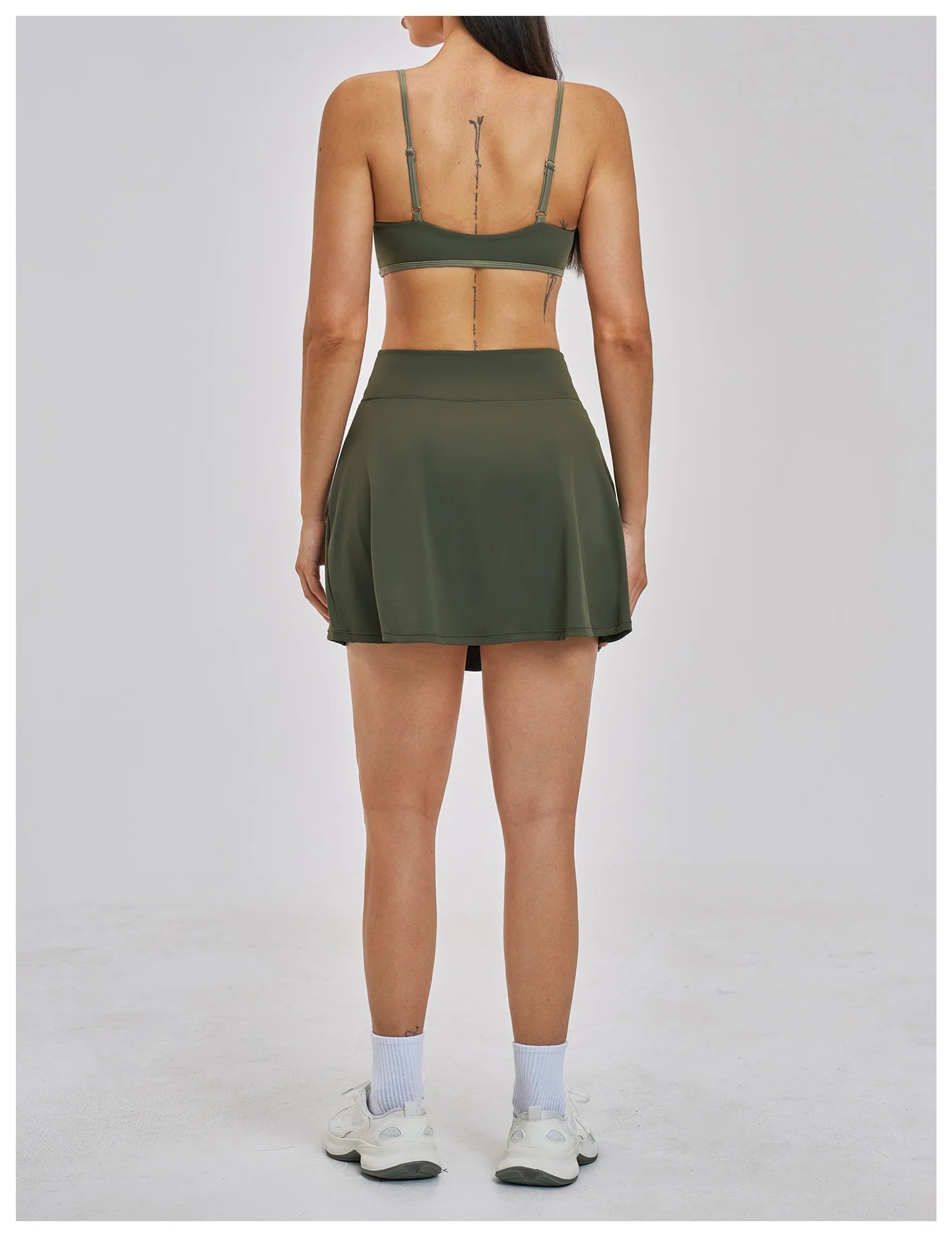 Aura Sculpt Set with Skort | Two Tone