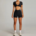 Siena Sculpt Set | Twist Front Crop & Shorts