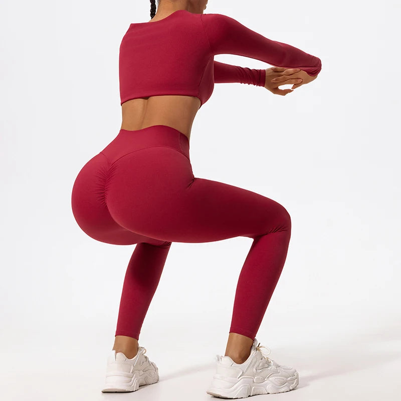 Cherry Crush Long Sleeve Sports Set