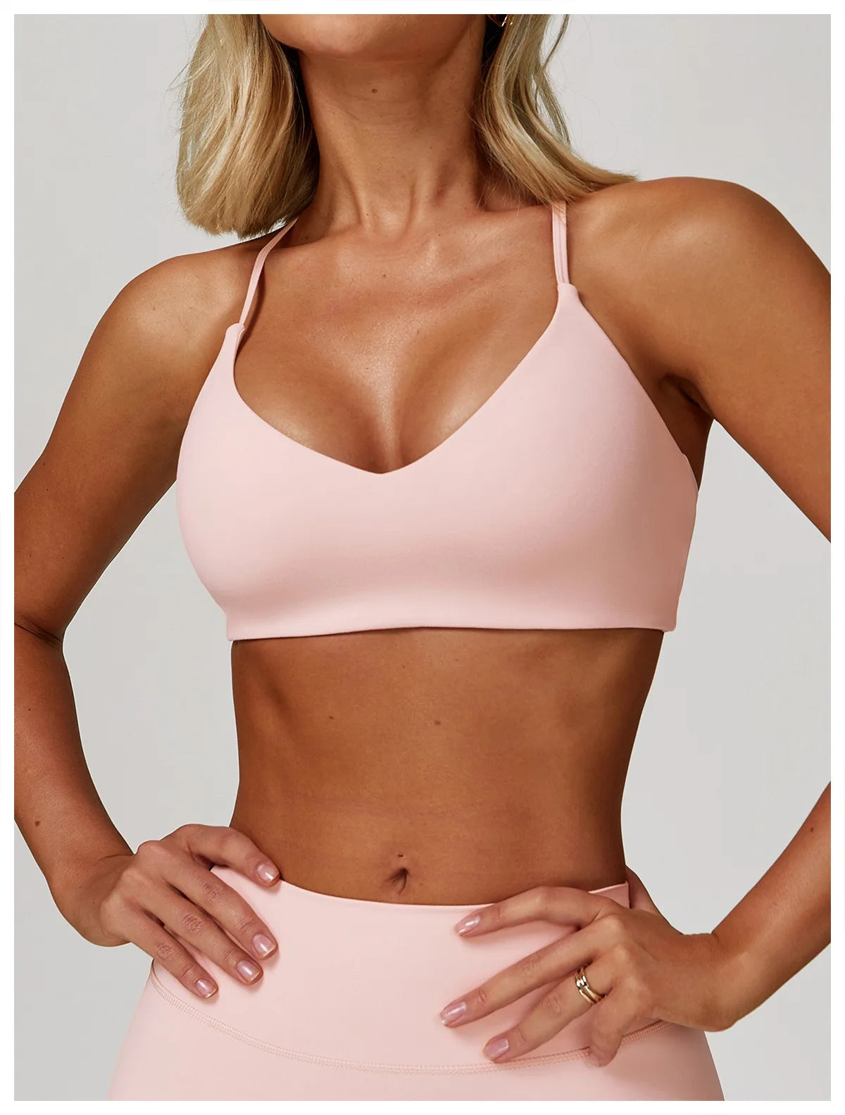 Seamless Racerback Sports Bra