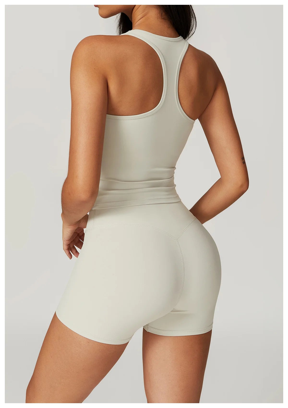 Square Neck Stretch Fit Sports Tank
