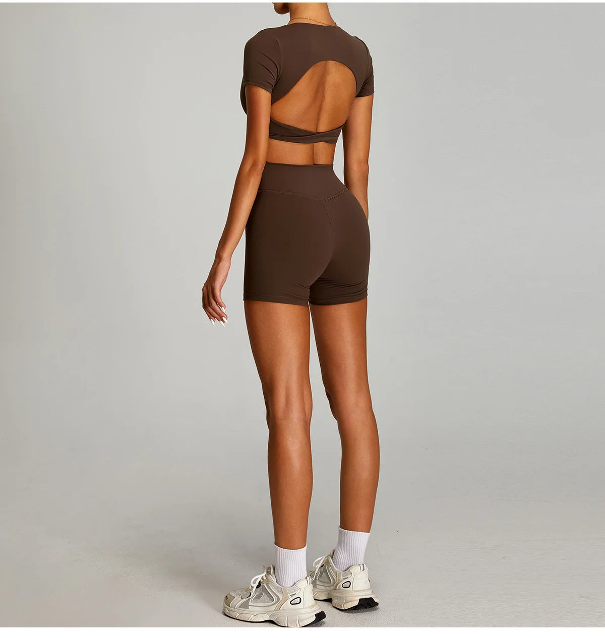 Siena Sculpt Set | Twist Front Crop & Shorts
