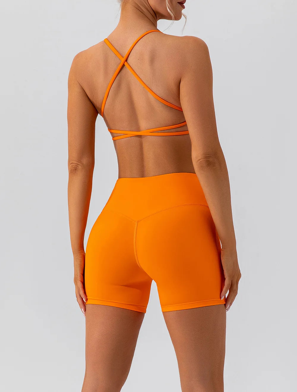 Twist Front with Crossback Sports Bra