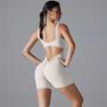 V-Back Scrunch Sports Jumpsuit