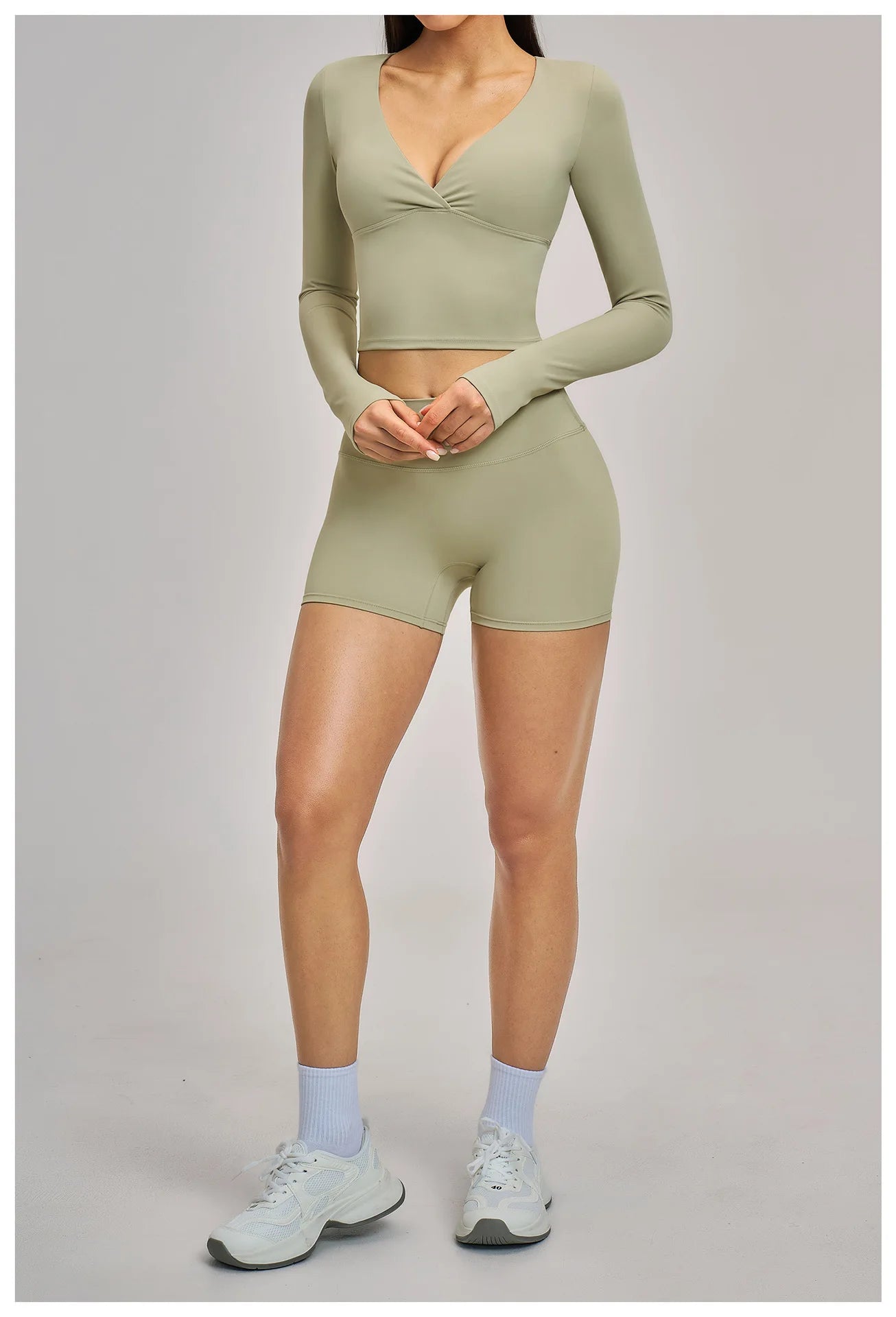 Nova Sculpt Set | Long Sleeve Top & Shorts