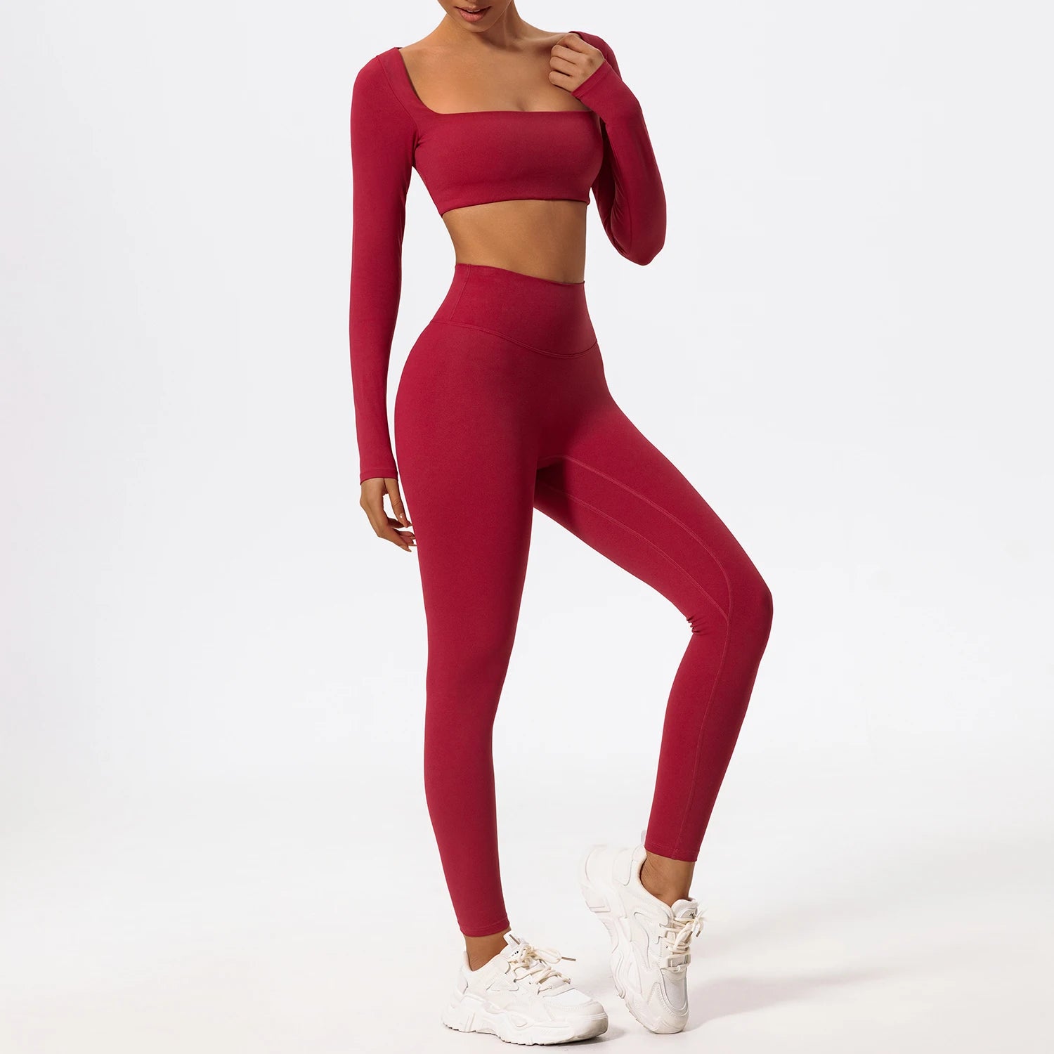 Cherry Crush Long Sleeve Sports Set