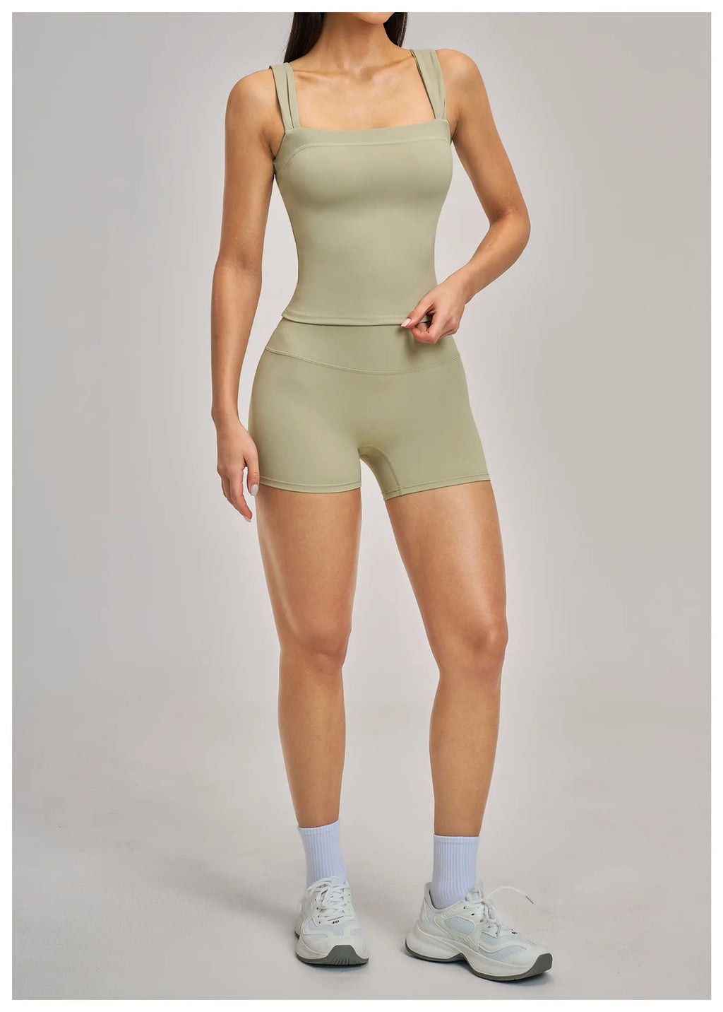 Nova Sculpt Set | Tank Top & Scrunch Shorts