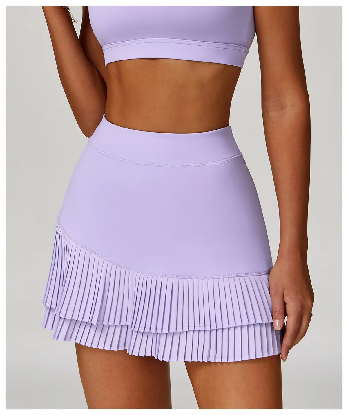 Pastel Tennis Skort with Built-In Pockets