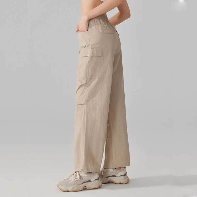 Lightweight Water-Resistant Parachute Cargo Pants