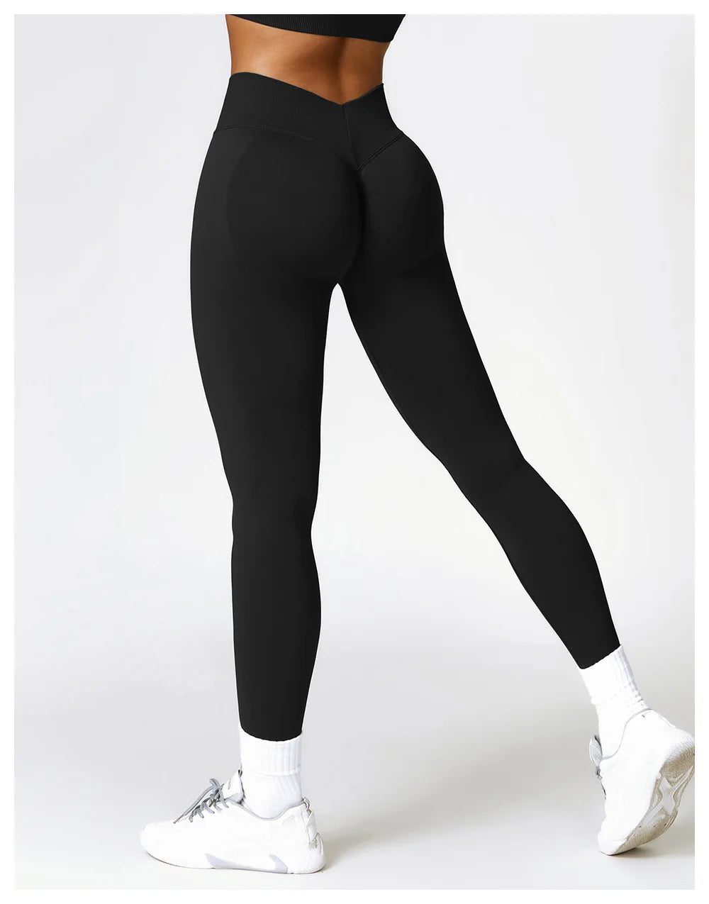 V-Back Booty-Lifting Leggings – Seamless