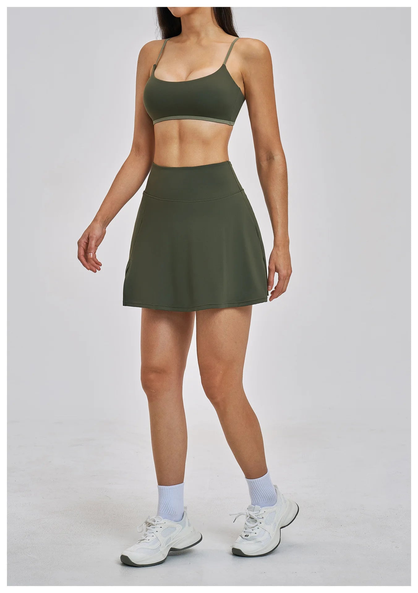Aura Sculpt Set with Skort | Two Tone