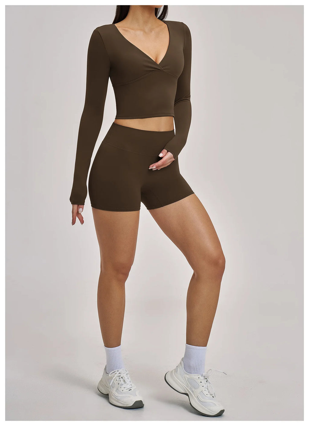 Nova Sculpt Set | Long Sleeve Top & Shorts