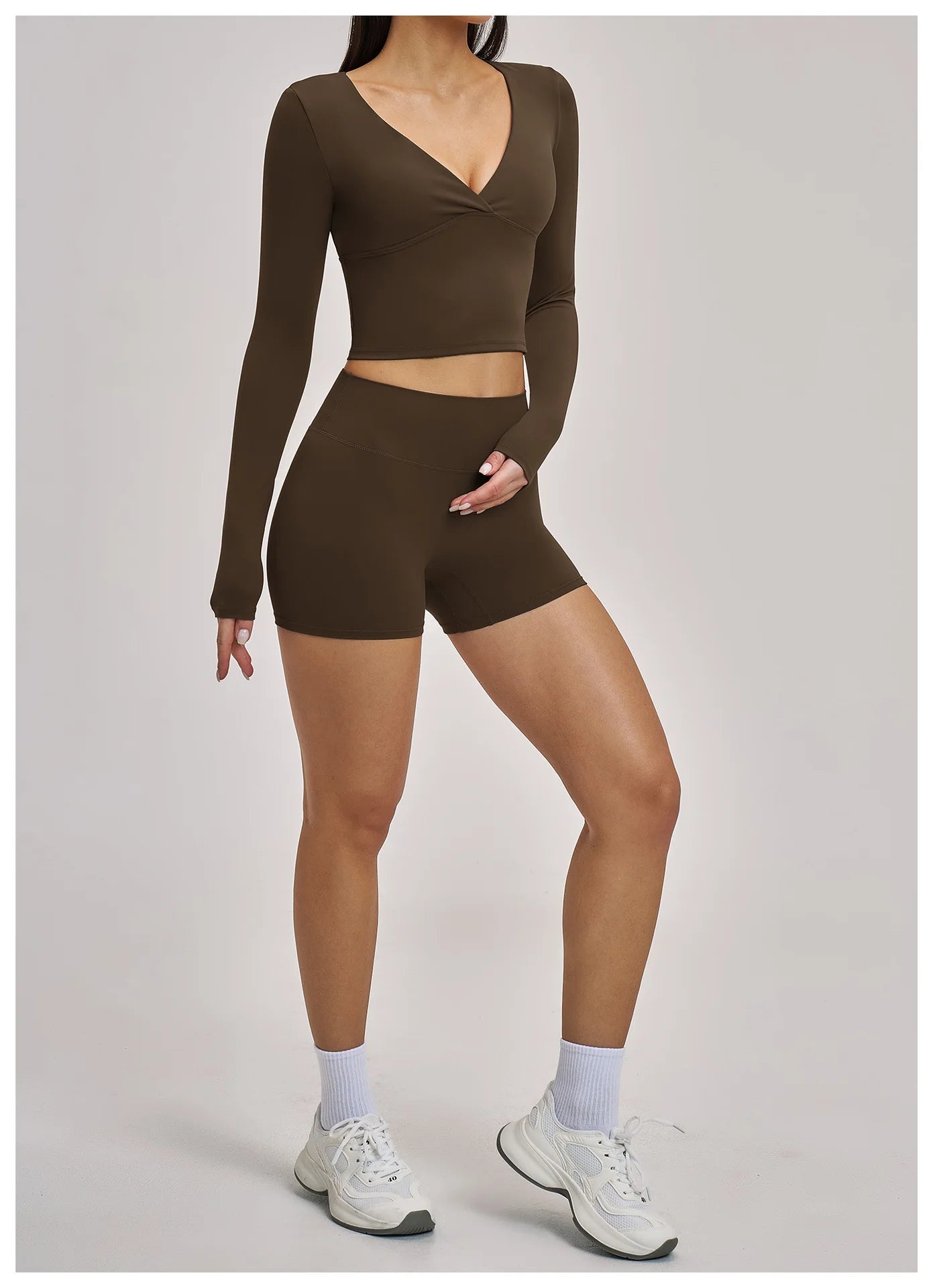 Nova Sculpt Set | Long Sleeve Top & Shorts