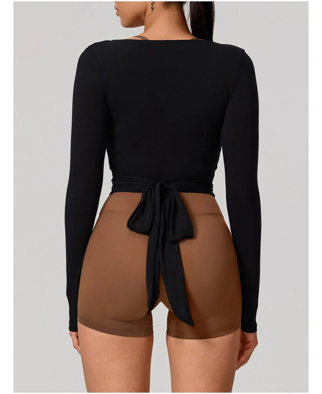 Long Sleeve Ballet Wrap Top