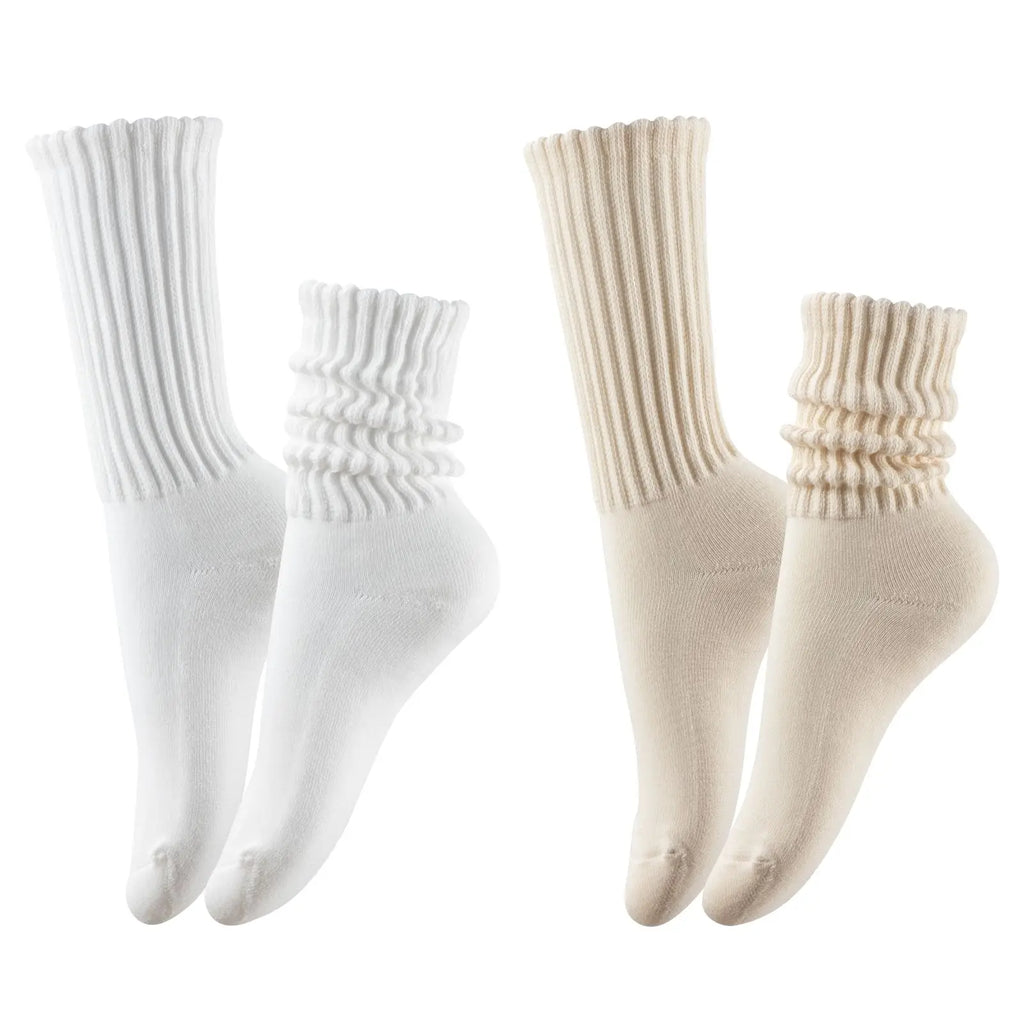 Ribbed Scrunch Socks