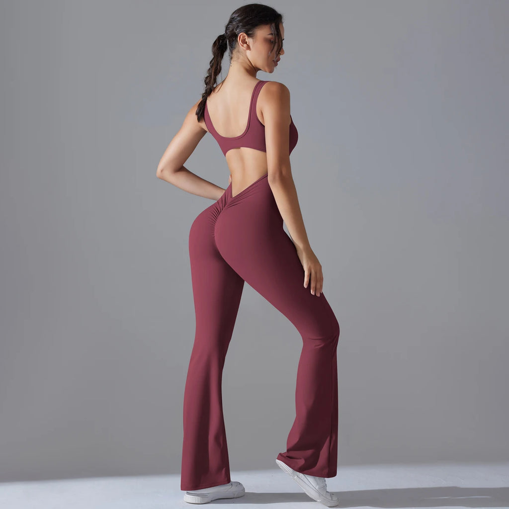 V-Back Sculpt Jumpsuit