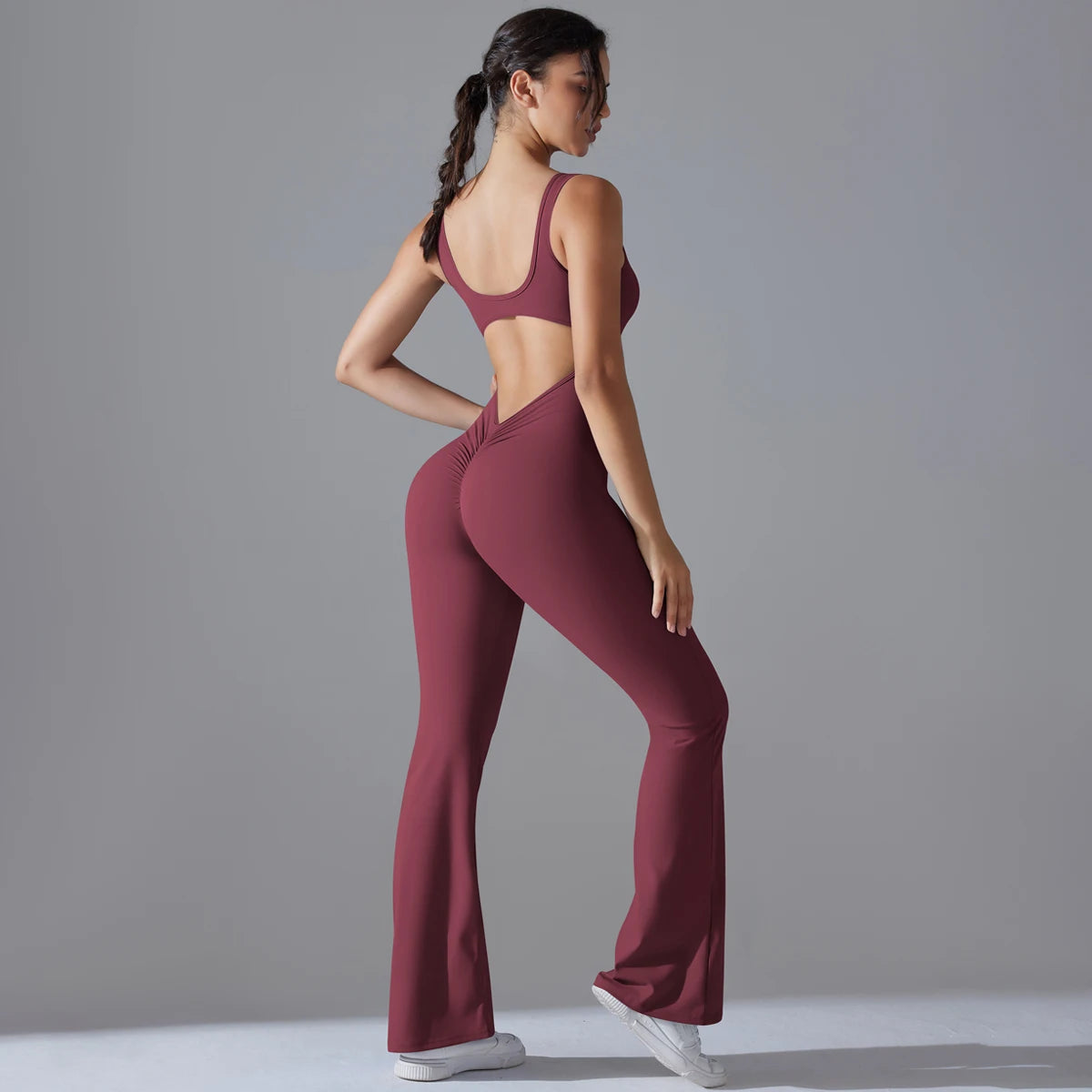 V-Back Sculpt Jumpsuit
