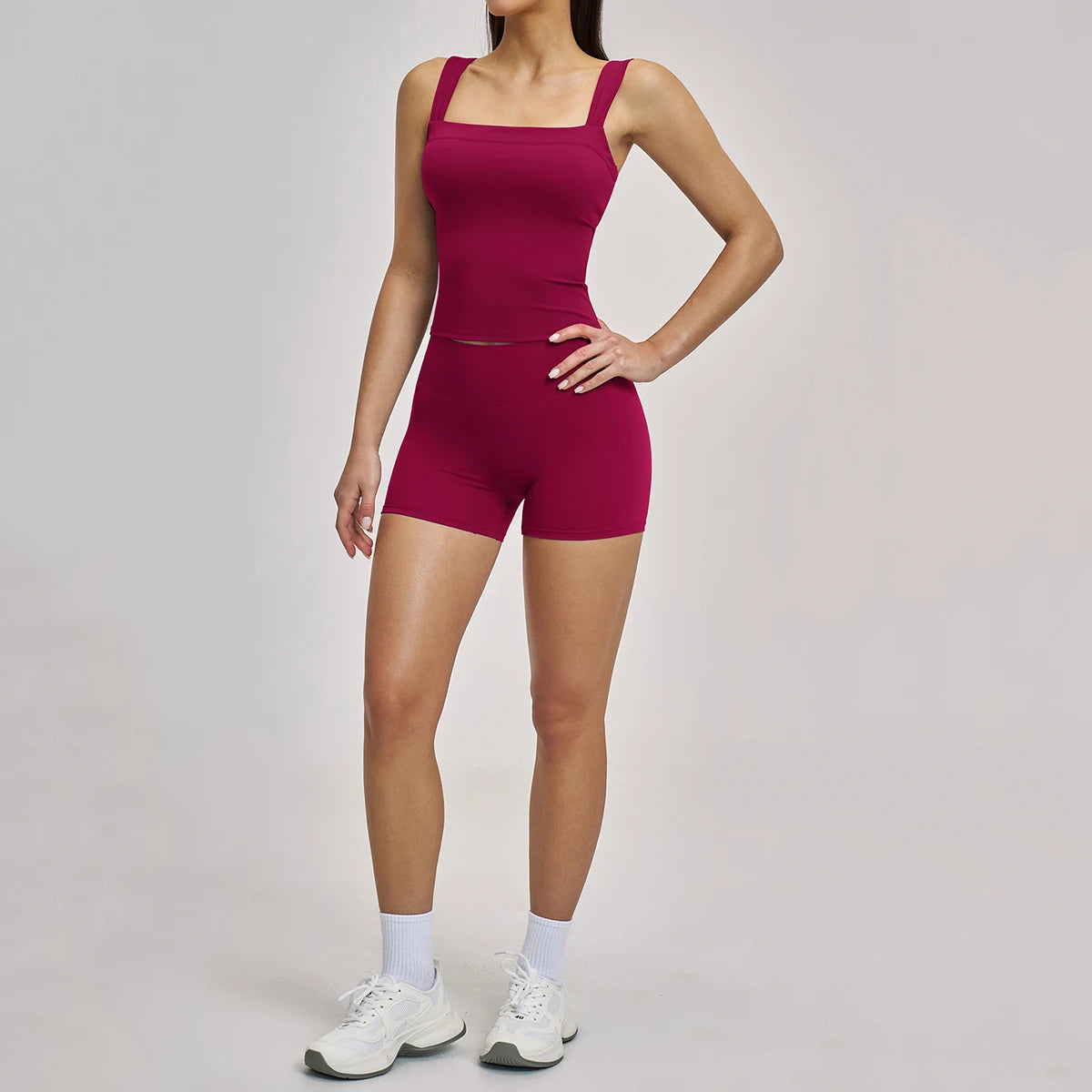 Nova Sculpt Set | Tank Top & Scrunch Shorts
