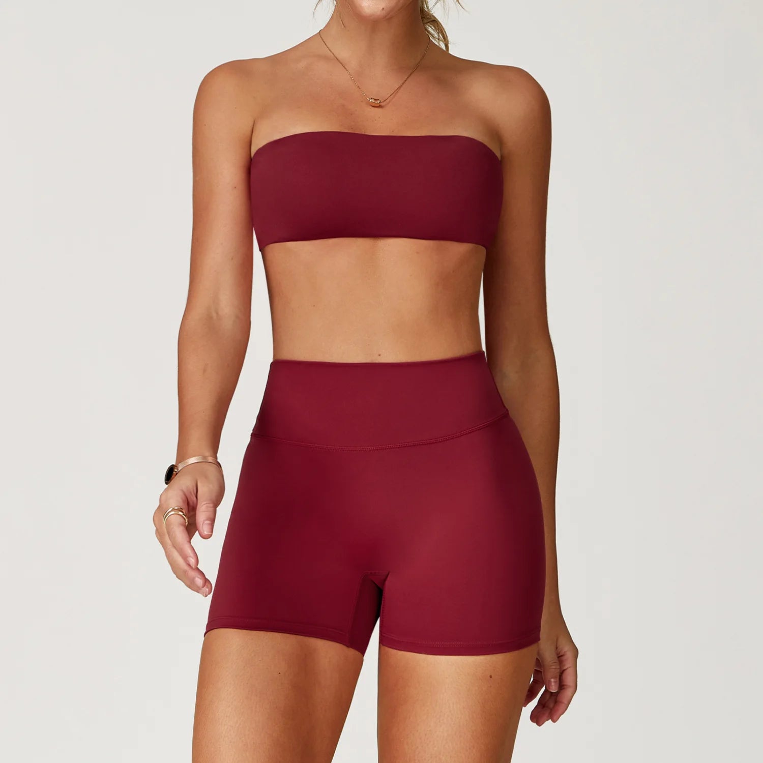 Cherry Red 2-Piece Sports Set