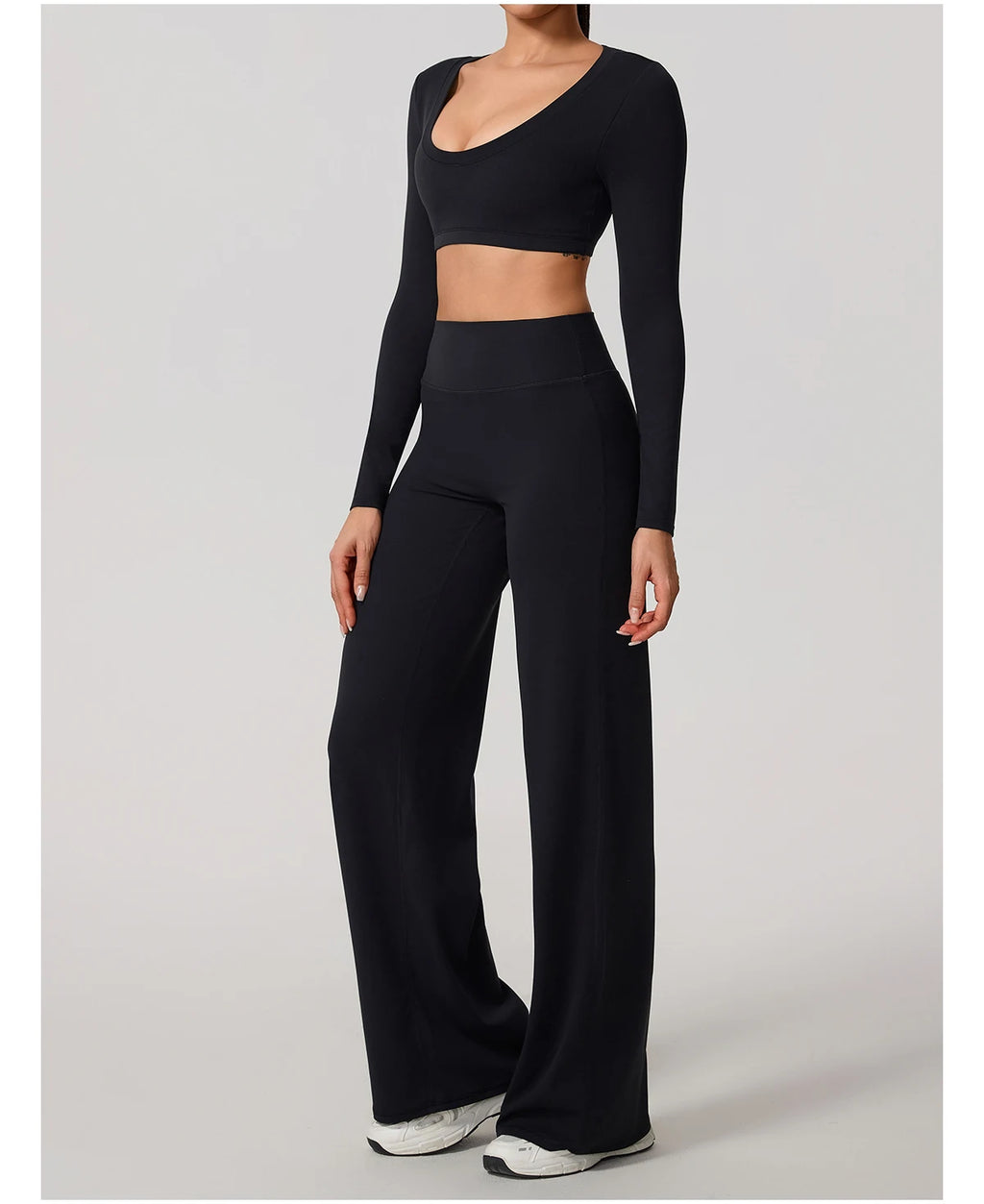 Naked Feeling Long Sleeve Backless Top
