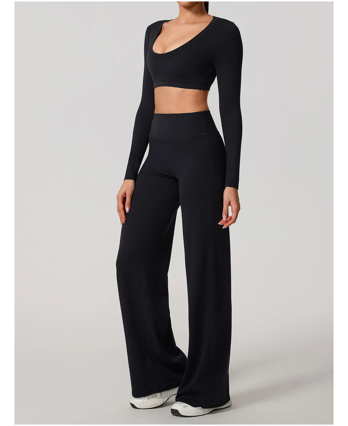 Naked Feeling Long Sleeve Backless Top