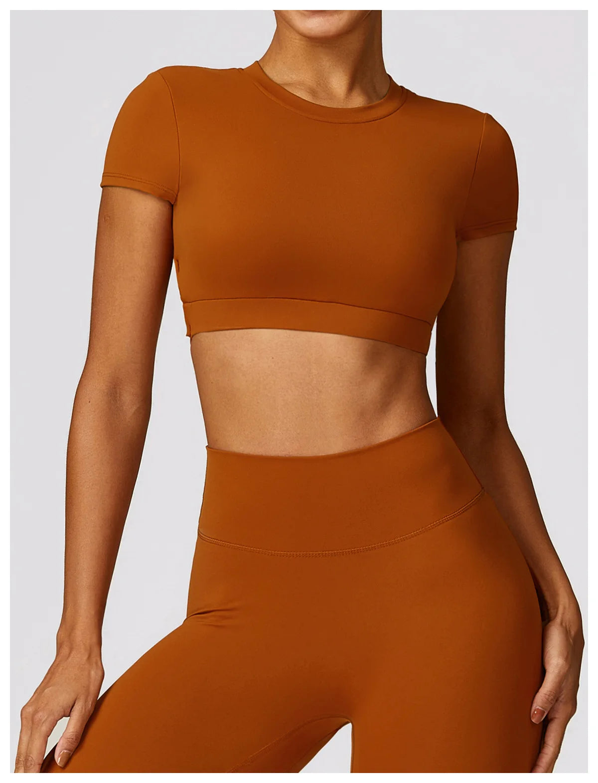 Breathable Backless Crop Top