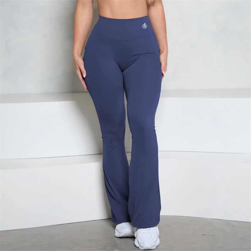 Scrunch Butt Pocket Flared Leggings