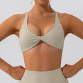 Twist Front with Crossback Sports Bra
