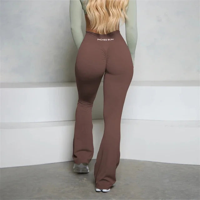 Seamless Flare Scrunch Butt Leggings