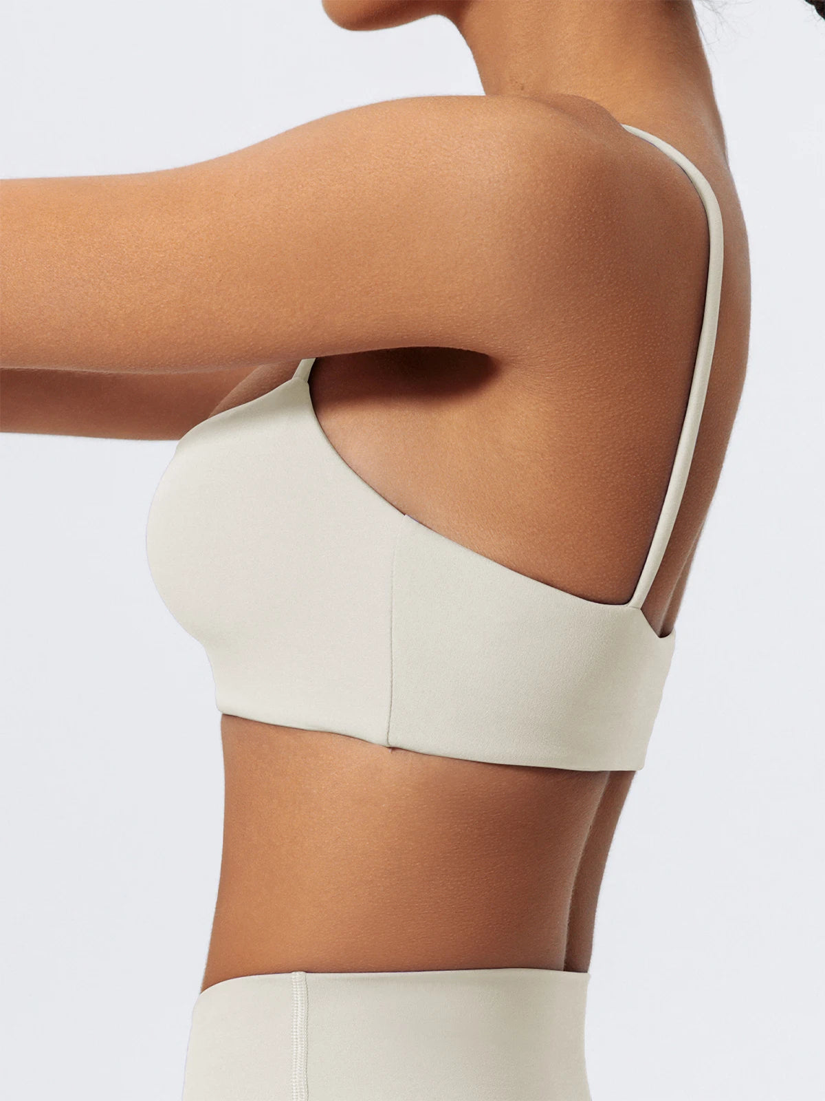 Cut Out Bandeau Sports Bra