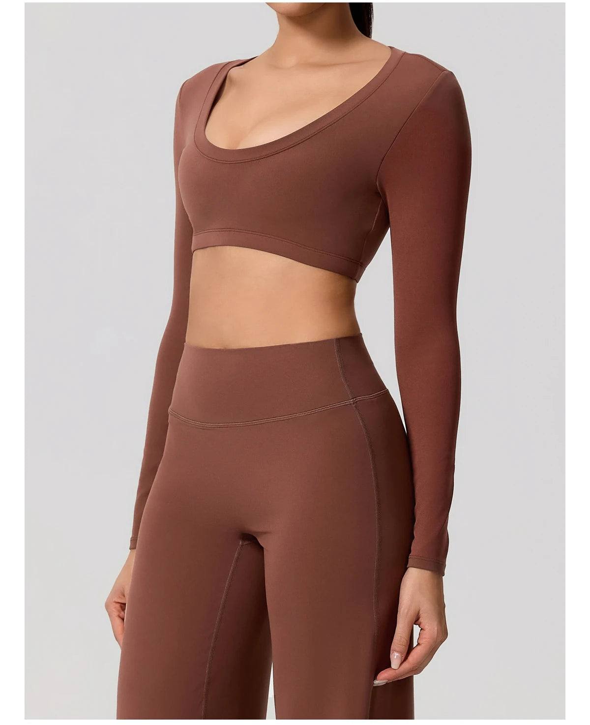 Naked Feeling Long Sleeve Backless Top