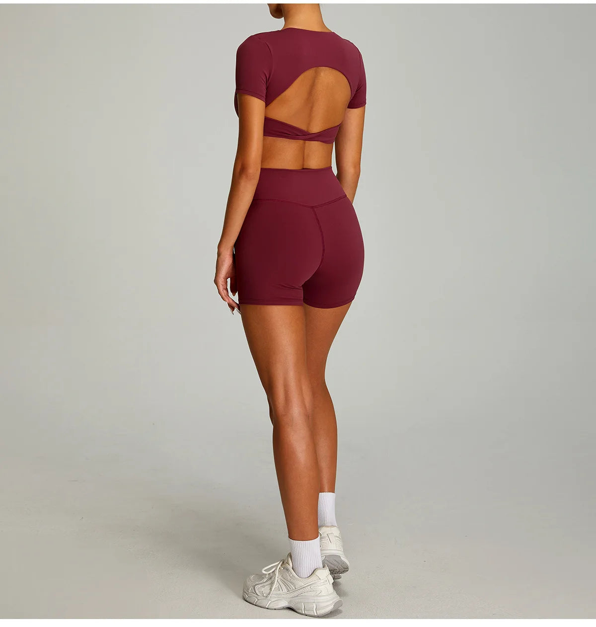Siena Sculpt Set | Twist Front Crop & Shorts