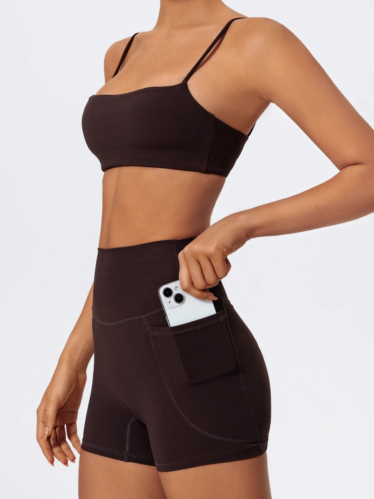 2-Piece Quick-Dry Sports Bra & Shorts Set