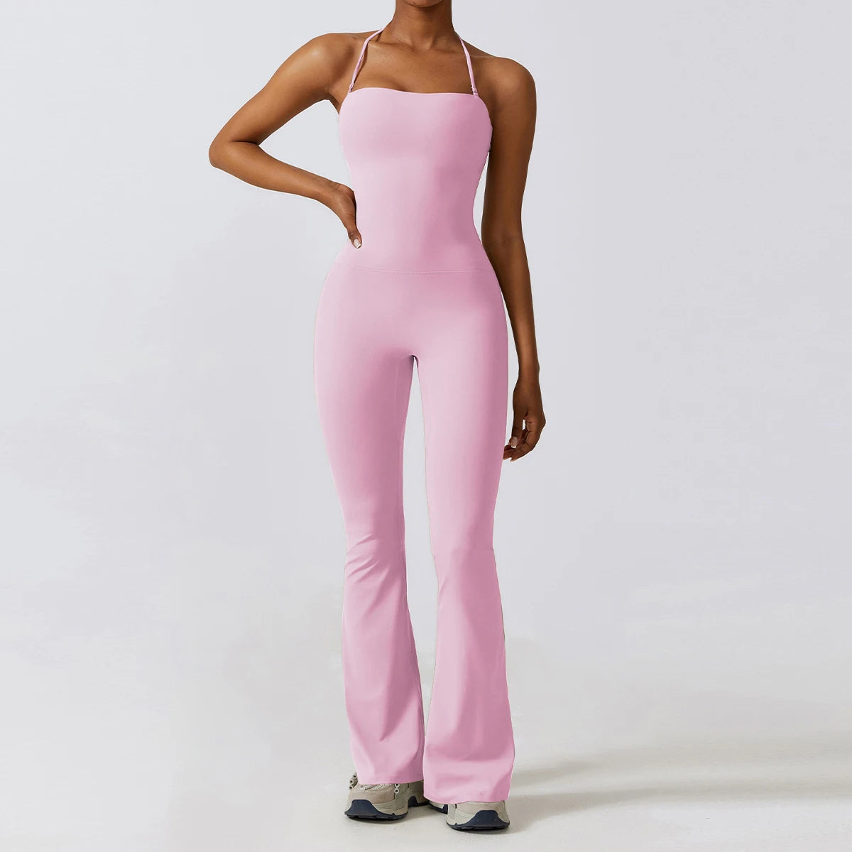 Flared Workout Jumpsuit