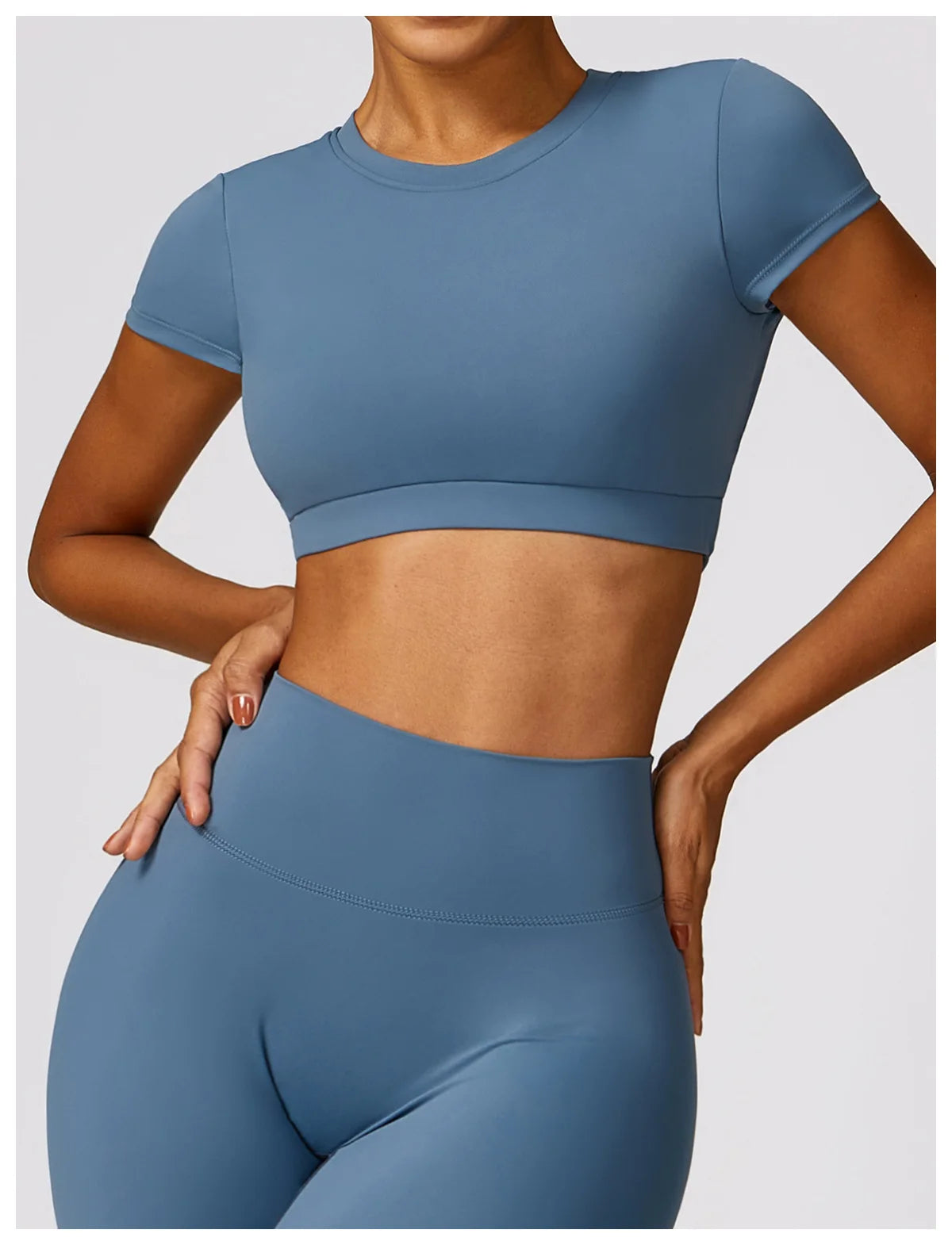 Breathable Backless Crop Top