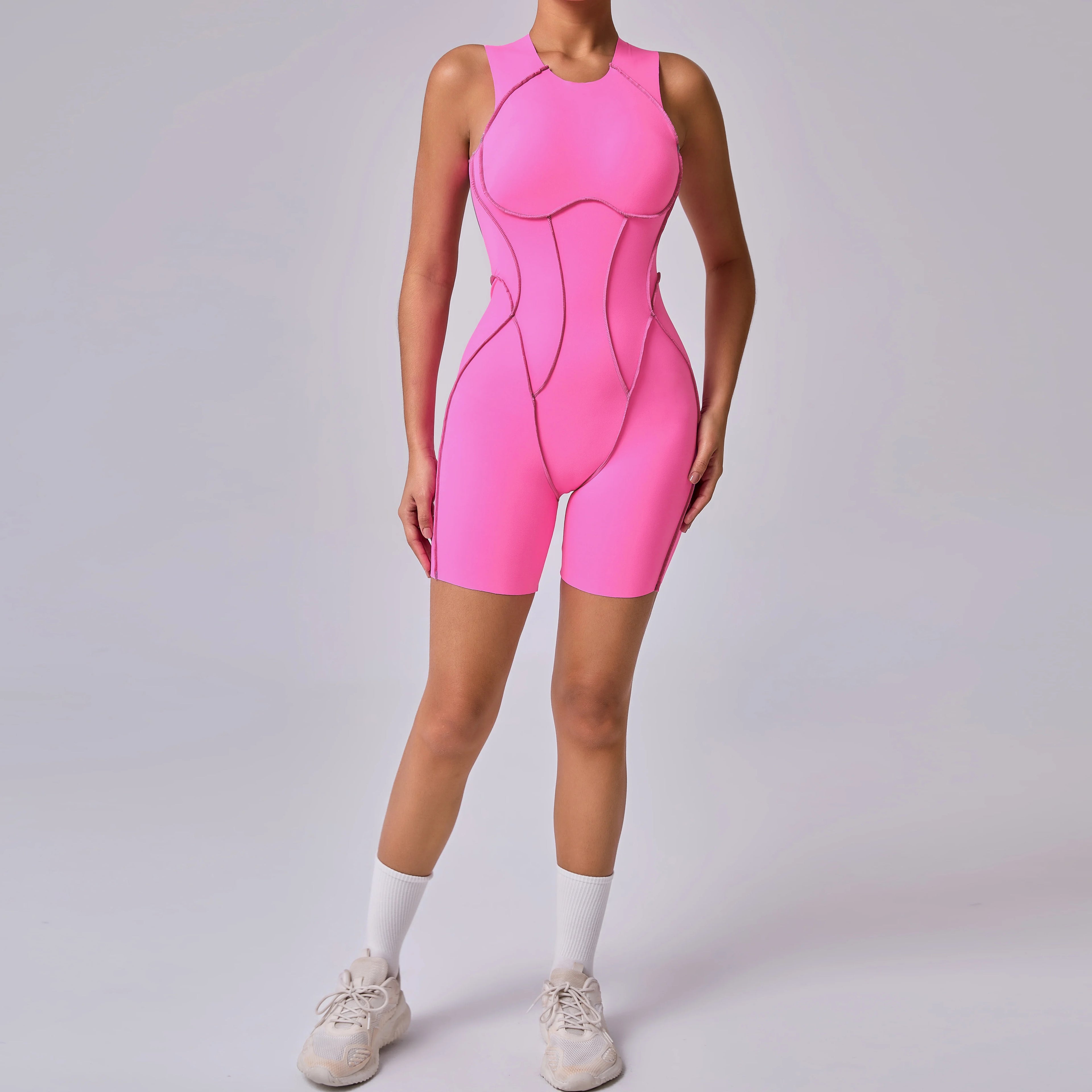 Sleeveless Sculpting Jumpsuit