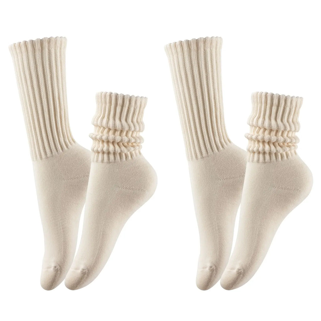 Ribbed Scrunch Socks
