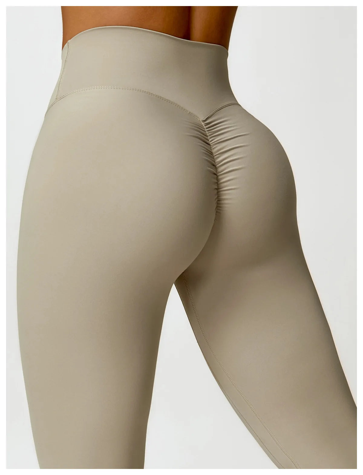 High-Waist Stretch Scrunch Leggings