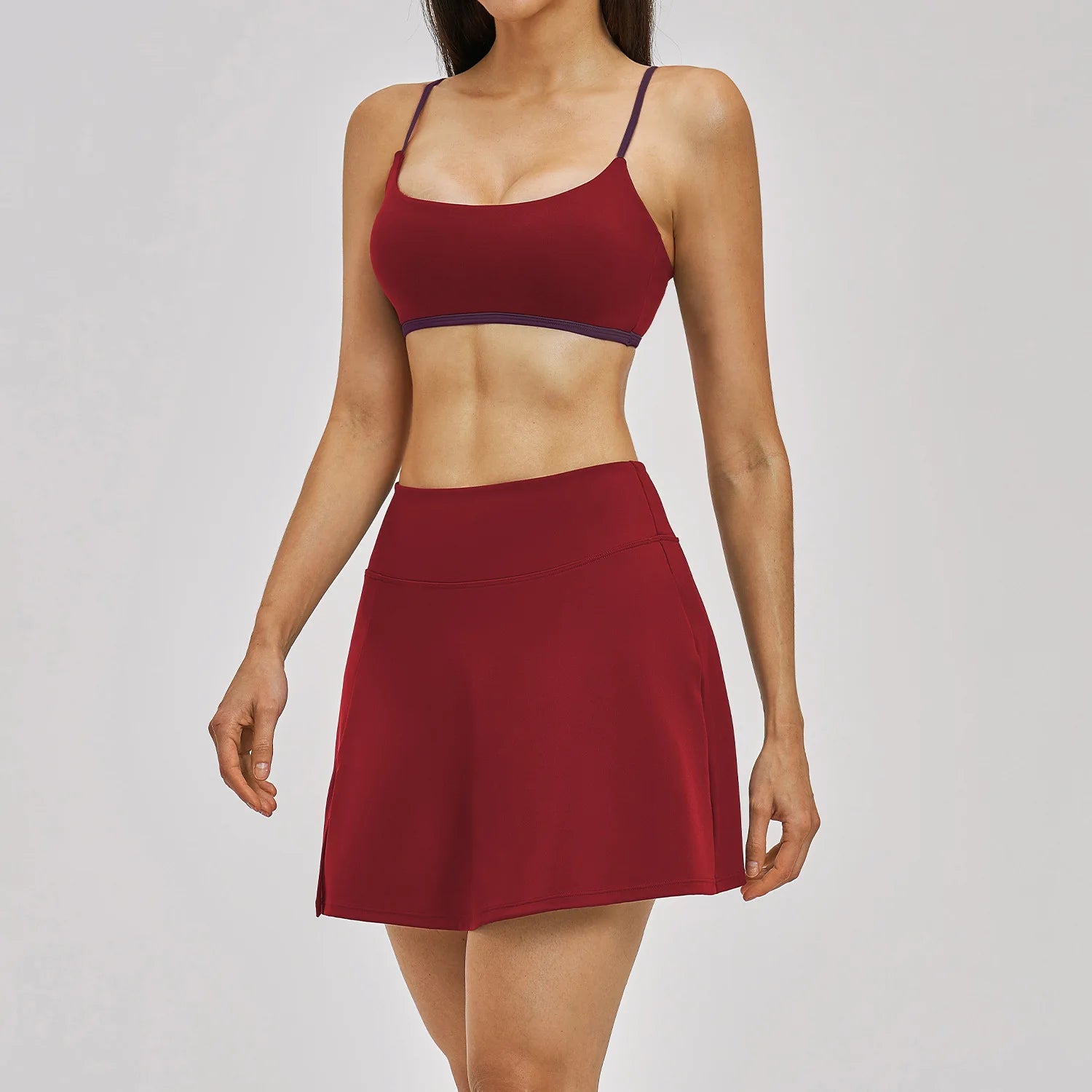 Aura Sculpt Set with Skort | Two Tone