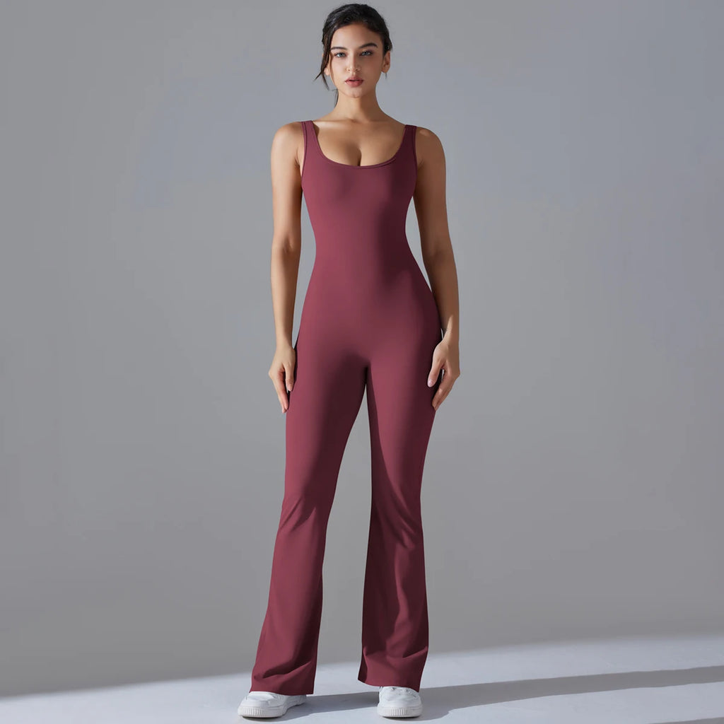 V-Back Sculpt Jumpsuit