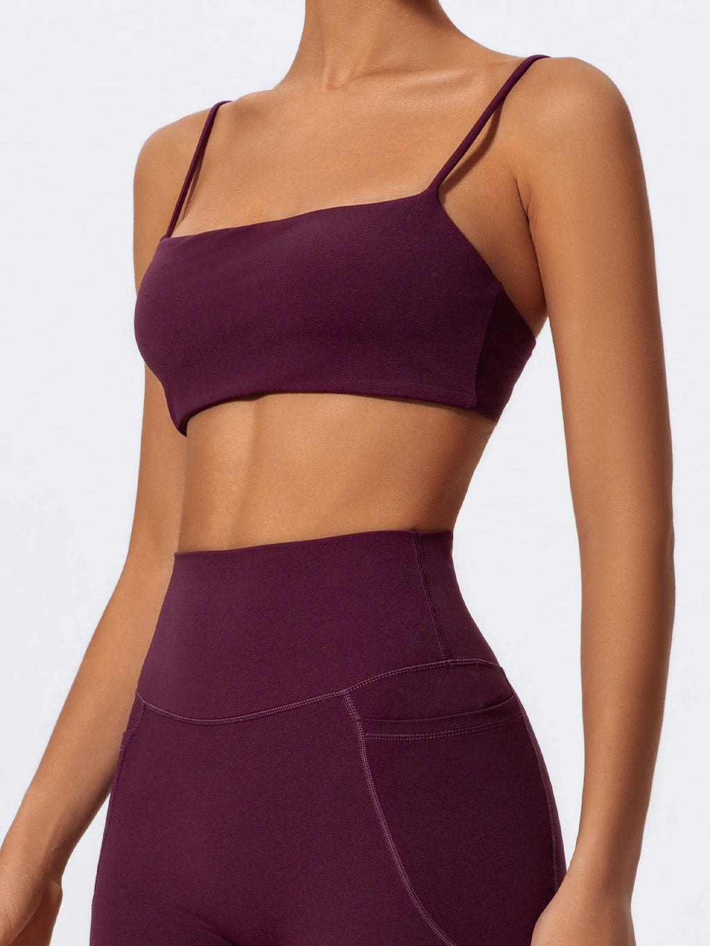 Cut Out Bandeau Sports Bra